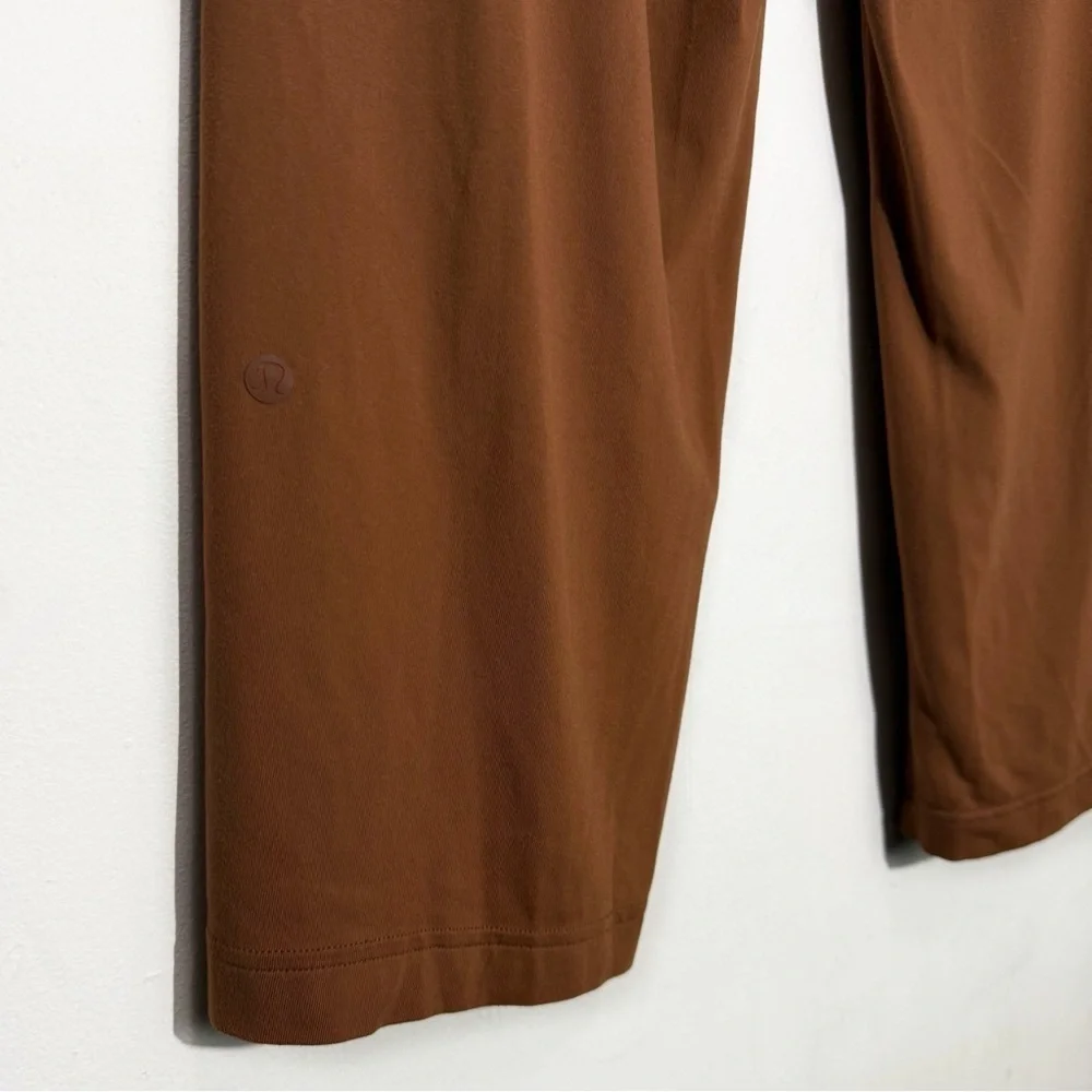 Lululemon Ready to Rulu Straight-Leg High-Rise Pant, Roasted Brown size 12
